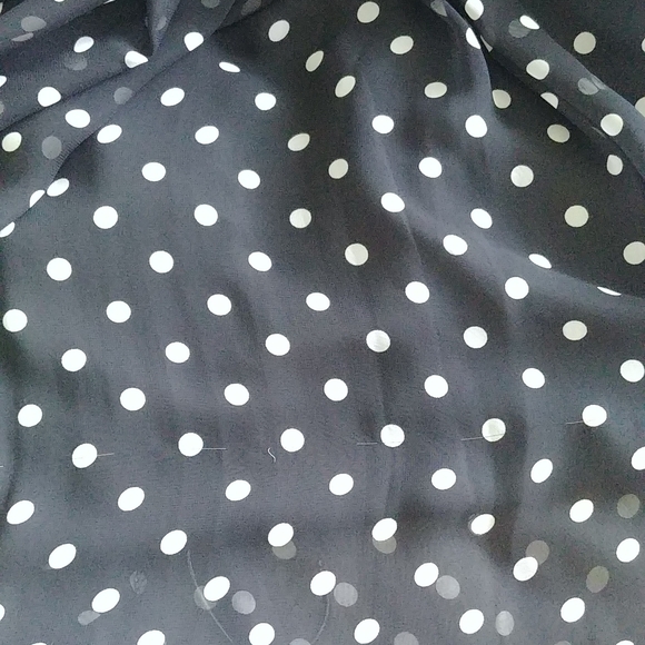 St.Michael POLKA DOT SKIRT, SIZE 10, Made in UK, 100% polyester - Picture 7 of 7
